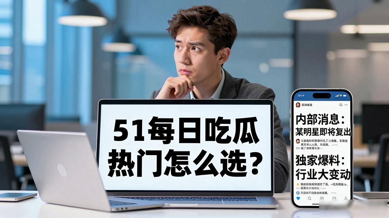 51每日吃瓜热门怎么选？新媒体人亲测有效的方法来了