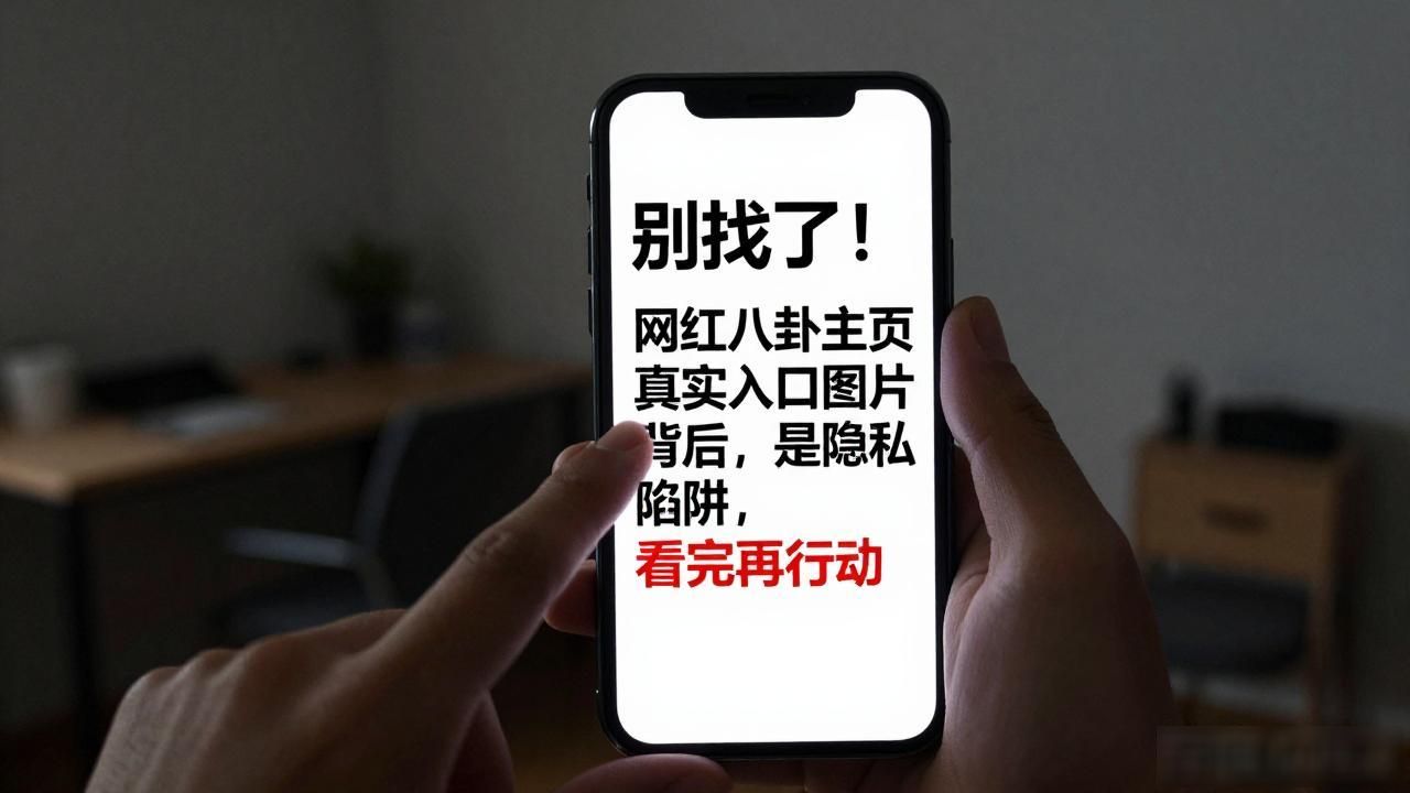 别找了！网红八卦主页真实入口图片背后是隐私陷阱，看完再行动