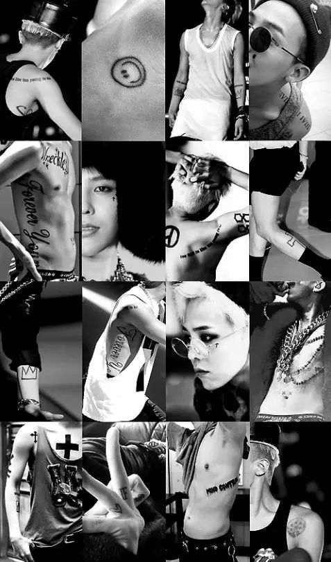 娱乐圈好看的纹身明星_韩国明星纹身含义_李孝利纹身图案